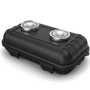 lot 8516 image: Magnetic Key Box, Magnetic Key Holder Under Car, Hide a Key Magnetic Car Waterproof Key Holder Key Hider Key Case for Outside Travel, Magnetic Hide a Key Box for Cars, SUV, Truck - Black, 1 Pack