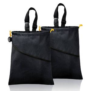 lot 8539 image: GNEGNI 2PCS Car Garbage Can, Hanging Car Trash Bag with Waterproof Leakproof Lining