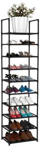 lot 8591 image: FIDUCIAL HOME 10 Tiers Shoe Rack 20-25 Pairs Sturdy Shoe Shelf