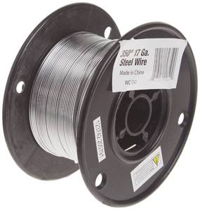 lot 8598 image: Fi-Shock 350-Feet, 17 Gauge Spool Galvanized Steel Wire, WC-350