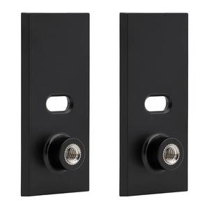 lot 8603 image: Holicfun 14 Inch-20 Threaded Mount Adapter for Spotlight Cam Pro and Spotlight Cam Plus - 2 Pack, Black