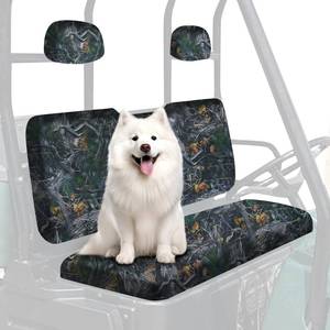 lot 8622 image: StarknightMT UTV Ranger Seat Covers, Camo Waterproof Seat Covers Compatible with Polaris Ranger 500 700 800 2002-2008 Durable 1680D Fabric with Waterproof PU Coating Camo Bench Seat Cover
