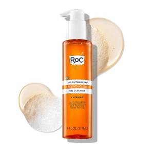 lot 8628 image: RoC Multi Correxion Revive  Glow Gel Facial Cleanser With Vitamin C, & Glycolic Acid, Paraben-Free, Sulfate-Free Skin Care, 6 Ounces