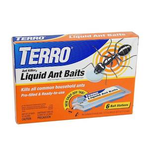 lot 8647 image: TERRO Liquid Ant Baits - 3 Packs of 6 Baits - 18 Total
