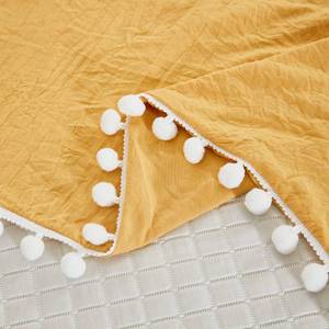 lot 8373 image: ANRODUO Pack of 2 Yellow Boho Decorative Throw Pillow Covers with Tufted Rhombic Jacquard for Spring Room Decor Boho Pillow Covers Decorations 18x18 Cute and Soft Pillowcase for Couch Sofa Living Room