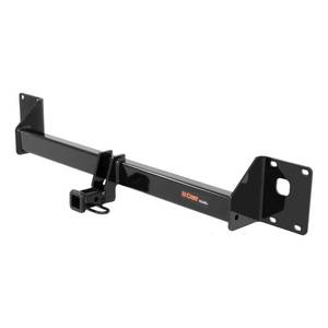 lot 23044 image: CURT 11422 Class 1 Trailer Hitch, 1-14-Inch Receiver, Fits Select Volkswagen Golf Alltrack, SportWagen , Black - Retail $161.48