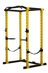 lot 23045 image: HulkFit Pro Series Power Cage and Home Gym Attachments - Yellow - Retail $283.15