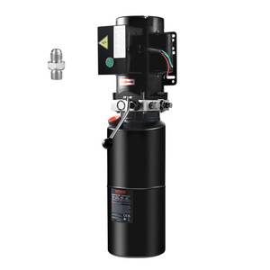 lot 23056 image: VEVOR Hydraulic Power Unit 220V 10 Quart Car Lift 3HP Hydraulic Pump Power Unit Car Lift Single Phase Hydraulic Pumps with 10L Steel Tank Car Lift Hydraulic Power Unit for Auto Repair Single Phase - Retail $207.68