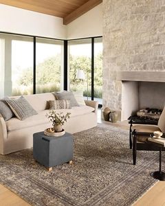 lot 23077 image: Loloi Amber Lewis Morgan Collection MOG-03 DenimMulti 9-6 x 13-6, .38 Pile Height, Area Rug feat. CloudPile Retail $400 