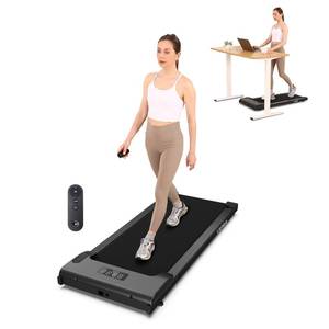 lot 23083 image: Lichico Walking Pad Under Desk Treadmill, Portable Small Treadmills for Home and Office, 2.5HP Super Quiet Brushless Motorized Walking Jogging Running Machine with Remote Control - Retail $132.85