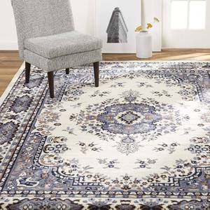 lot 30711 image: Home Dynamix Premium Sakarya Traditional Medallion Area Rug, IvoryBlue, 7 ft. 8 in. x10 ft 7 in