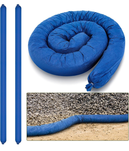 lot 37616 image: Retail $86 Pcs Sediment Filter Erosion Control Blanket Silt Fence Sock with Stuffers Drain Stormwater Sediment Filter for Erosion Control and Storm Drain Protection(5 x 10,Blue)