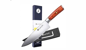 lot 37640 image: SUMYTH Chef Knife, Professional 8 Inch Pro Kitchen Knife German Stainless Steel, Durable