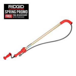 lot 37660 image: Ridgid 6 ft. L Toilet Auger - Retail $94.99