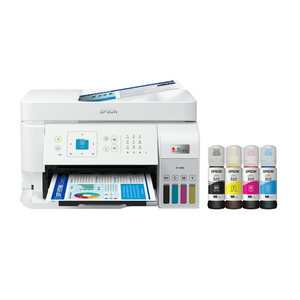 lot 2410 image: Epson EcoTank ET-4810 Wireless All-in-One Cartridge-Free Supertank Printer with Scanner, Copier, Fax, ADF and Ethernet - Retail $249.00