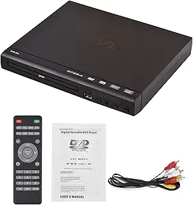 lot 2416 image: DVD-225 Home DVD Player DVD CD Disc Player Digital Multimedia Player AV Output with Remote Control