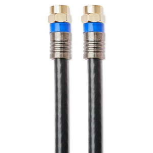 lot 7109 image: onn. 25 Quad Shield Coaxial Cable  Black