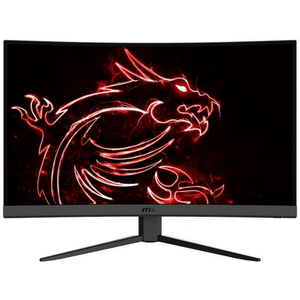 lot 7121 image: MSI 31.5 Curved FHD (1920x1080) HDMI DP 165Hz 1ms FreeSync LCD Gaming Monitor - Optix G32C4W - Retail $159.00