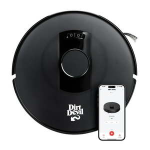 lot 7137 image: Dirt Devil Smart Robot Vacuum with Real-Time Mapping Intelligent Navigation Wi-Fi Enabled - Retail $99.00