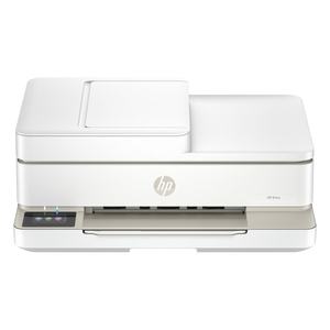 lot 7146 image: HP - Envy 6555e Wireless All-in-One Inkjet Printer with HP - White - Retail $169.98