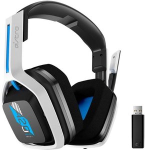 lot 8103 image: Astro Gaming - A20 Gen 2 Wireless Gaming Headset for PS5, PS4, PC - WhiteBlue - Retail $193.76
