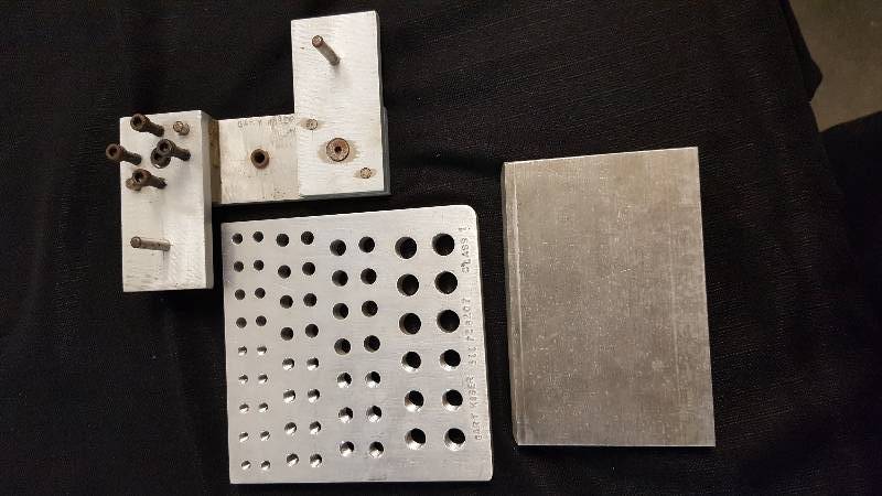 lot 7102 image: Aluminum Die Set- Unknown Use