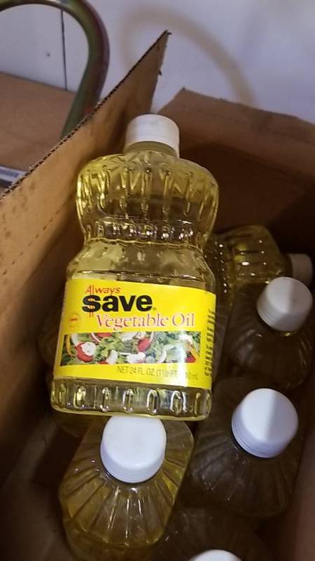 lot 7091 image: 9 bottles of sealed cooking oil