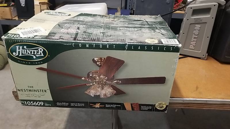 lot 7173 image: NIB- 5 Blade Ceiling Fan