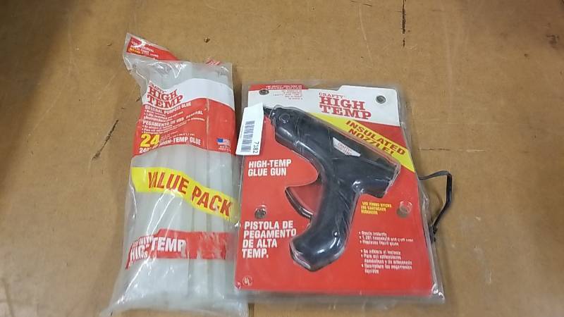 lot 7182 image: High Temp Glue Gun and Glue Sticks