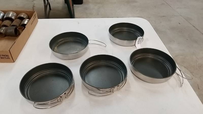 lot 7201 image: Lot of 5 Camping Mess Type PlateBowl