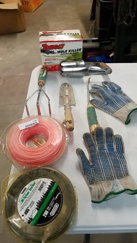 lot 7238 image: Garden Lot of Tools and Other