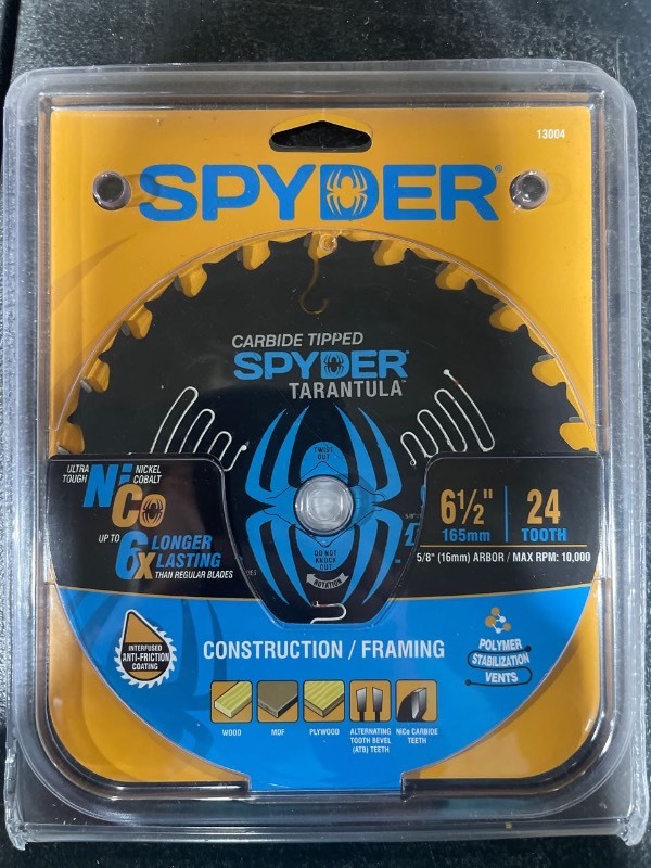 MONDAY DEPOT DADDY BRAND NEW TOOL BLOWOUT! SPYDER SAW BLADES, BOSCH ...