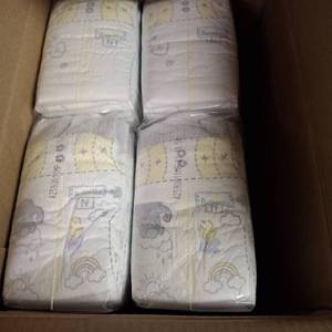 lot 10808 image: Pampers Swaddlers Soft Sensitive Skin Baby Diapers - Size 0 -