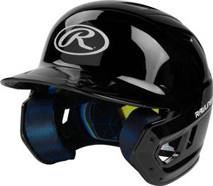 lot 10413 image: Rawlings  MACH Batting Helmet  Gloss Black  Senior (6 78 - 7 58)