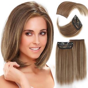 lot 10453 image: Cisyia Hair Toppers for Women Clip in Hair Topper Synthetic Invisible Thick Hairpieces for Women Daily Use