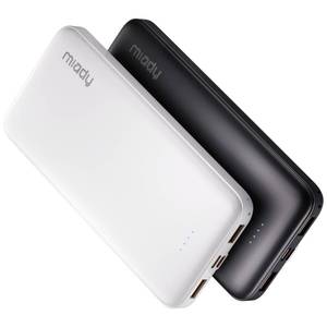 lot 10475 image: Miady 2-Pack 10000mAh Dual USB Portable Charger, USB-C Fast Charging Power Bank, Backup Charger for iPhone 151413, Galaxy S2322, Pixel and etc