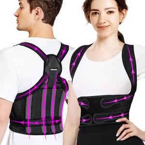 lot 10617 image: Posture Corrector for Women and Men, Adjustable Back Brace & Straightener for Scoliosis - Hunchback Correction - Back PainSpine CorrectorBack Support and Posture Trainer (Small)