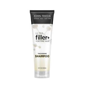 lot 10627 image: John Frieda ULTRAfiller Thickening Shampoo, Strengthening Shampoo for Damaged or Thin Hair, Infused with Biotin and Hyaluronic Acid to Strengthen Hair for Thicker Fuller Results, 8.3 Oz
