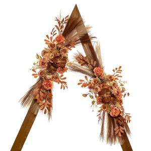 lot 10640 image: Lisuun Wedding Arch Flowers, Artificial Flowers for Decoration, Large Flower Swag for Boho Styles Wedding Ceremony Floral Decor -