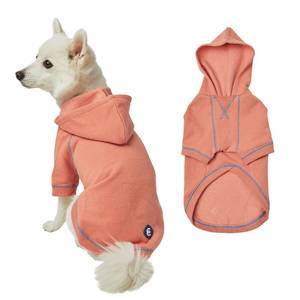 lot 10649 image: Blueberry Pet Essentials 2023 New Soft & Comfy Better Basic Cotton Blend Dog Hoodie Sweatshirt in Coral, Back Length 24, Pack of 1 Jacket for Dogs