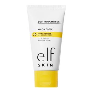 lot 10674 image: e.l.f. SKIN Suntouchable Whoa Glow SPF 30, Sunscreen & Makeup Primer For A Glowy Finish, Made With Hyaluronic Acid, Vegan & Cruelty-Free, Packaging May Vary, Sunburst
