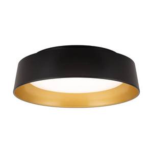 lot 10676 image: Flynix 12.5 Inch LED Flush Mount Ceiling Light Fixture, 26W, Super Bright 1350 Lumen, 3 Color 3000K4000K5000K, Matt Black with Gold Inside, Dimmable Ceiling Lamp for Bedroom Hallway Bathroom Outdoor