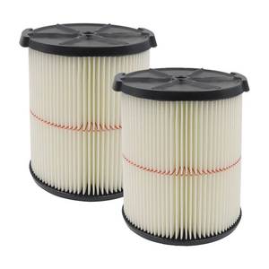 lot 10684 image: Replacement Filter Fit for Craftsman 9-38754 CMXZVBE38754 Red Stripe General Purpose Wet Dry Vac Replacement Filter for 5 to 20 Gallon shop vacuums, 2Pack