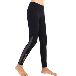 lot 76539 image: Wetsuit Pant Neoprene Pants for Women Men 3MM Snorkeling Scuba Long Pant Leggings, 2MM 1.5MM Diving Swim Tights Pants Wetsuits Shorts Sun Protection for Surfing Cold (3MM Black Women, Small)