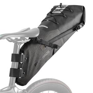 lot 76563 image: ROCKBROS Bikepacking Bag Waterproof Bike Saddle Bag Large Capacity Bikepacking Seat Bag Road Mountain Bike Seat Bag Max 14L