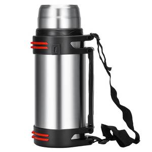 lot 76564 image: Olerd Large Thermosflask- 101oz Stainless Steel Insulated Bottle for Travel with BPA Free Cup - 3L Oversized Vacuum Insulated Thermoses with Handle and Strap for Hot & Cold Drinks