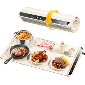 lot 10002 image: Warming Mat for Food,Food Warming Mat,Electric Warming Tray for Buffets Party and Home Daily Use,Heating Fastly in 10s,Portable Design,Timed Function for Your Family.
