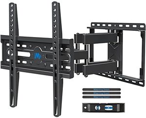 lot 10004 image: Mounting Dream TV Wall Mount for 32-65 Inch Television,Mount with Swivel and Tilt, Full Motion Bracket with Articulating Dual Arms, Fits 16inch Studs, Max VESA 400X400 mm, 99lbs, MD2380