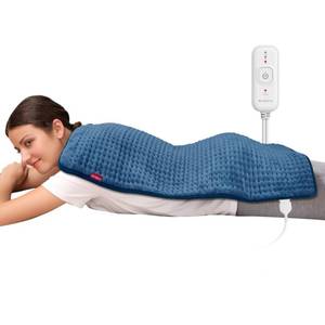 lot 10016 image: Comfytemp Heating Pad for Back Pain Relief - FSA HSA Eligible Extra Large Heating Pad XXL, Birthday Gifts for Women Mom Her Wife, 17x 33 King Size Electric Heating Pads for Period Cramps (Blue)
