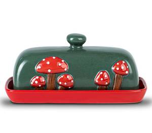 lot 10317 image: Mushroom Butter Lid Futter Dish